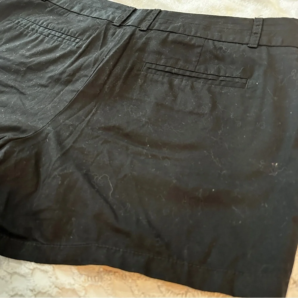 J.Crew Black Chino Broken-In Cotton Mini Shorts Size 12 | Clean Girl Classic - Picture 9 of 14